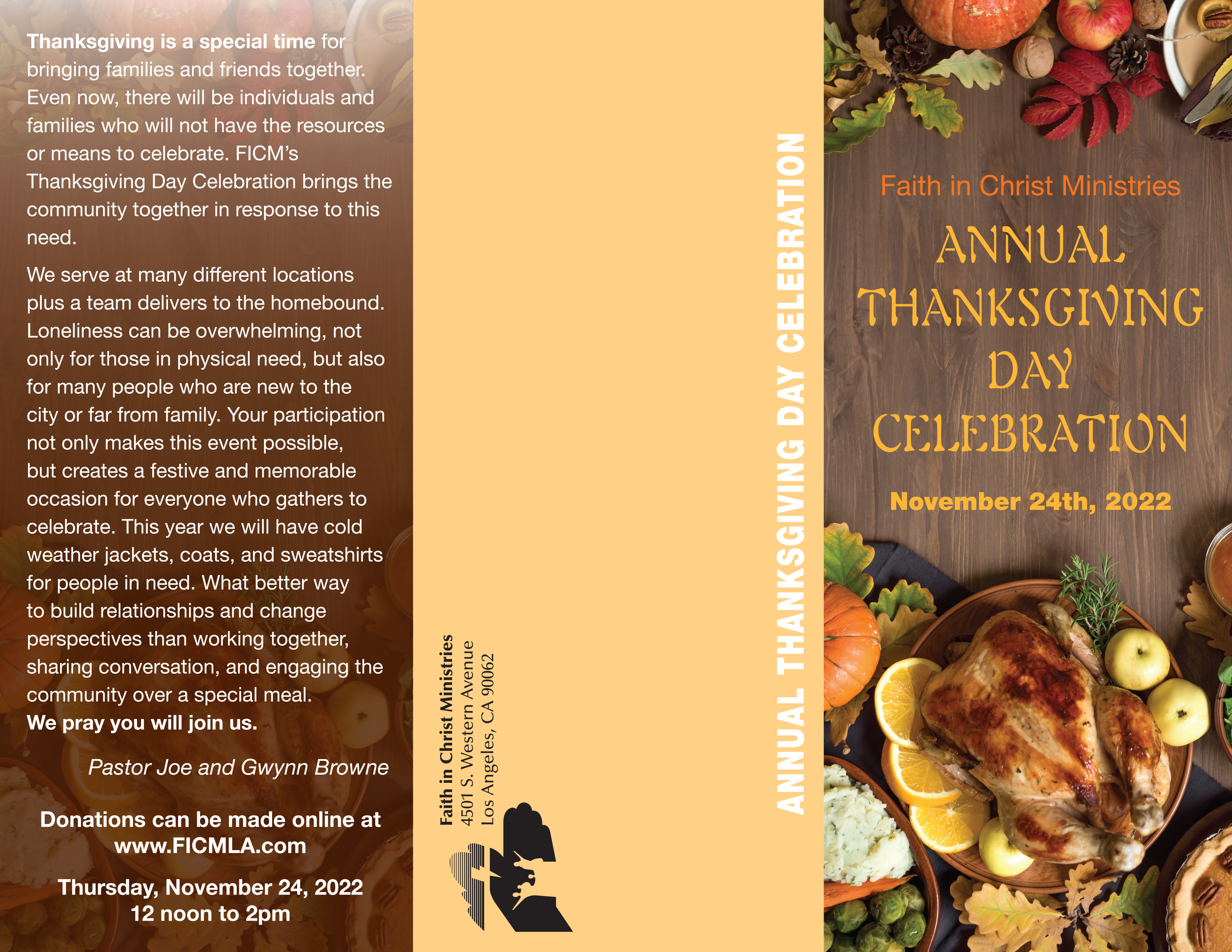 Thanksgiving 2022 Brochure
